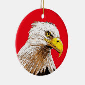 American Eagle Keramisch Ornament (Rechts)