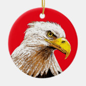 American Eagle Keramisch Ornament (Voorkant)