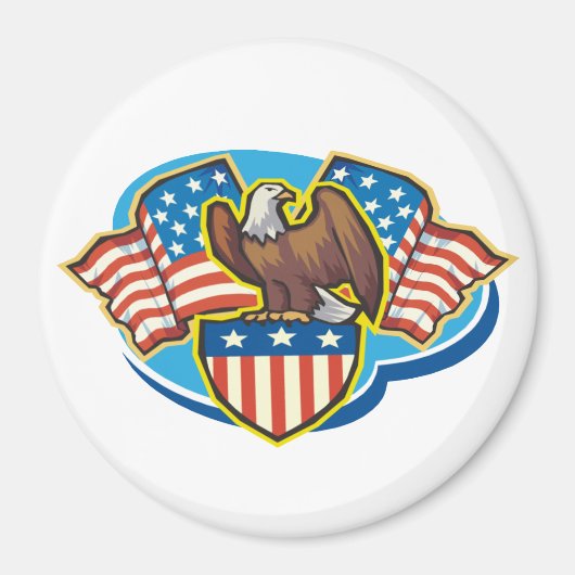American Eagle Magnet (Voorkant)