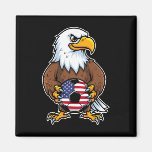 American Eagle met voetbalbal speler _1 Magneet