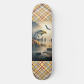 American Eagle Nature Plaid Persoonlijk Skateboard (Voorkant)
