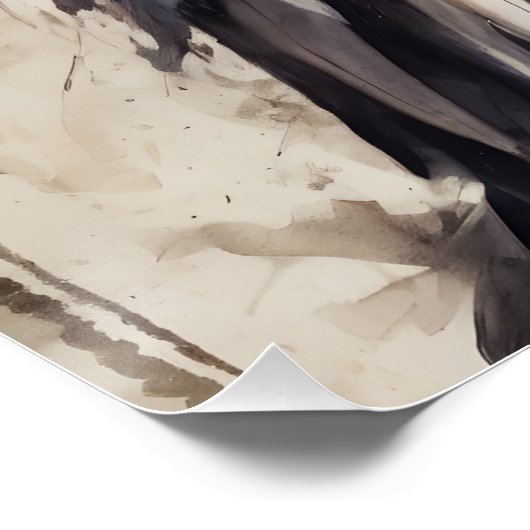 American Eagle no 5 Glanzend Poster (Hoek)