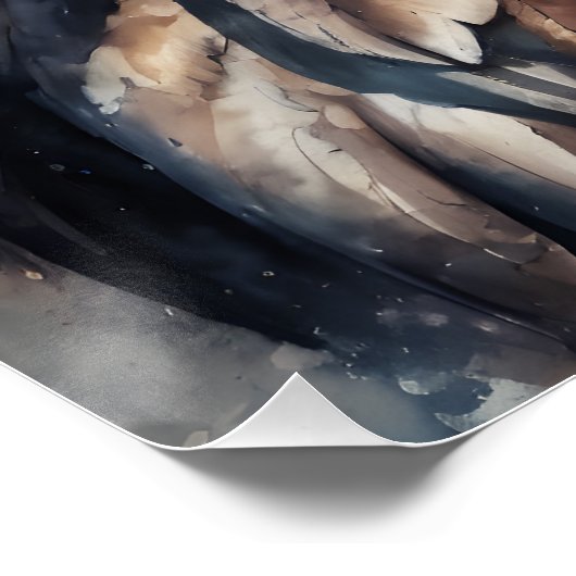 American Eagle no 6 Glanzend Poster (Hoek)