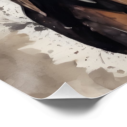 American Eagle no 7 Glanzend Poster (Hoek)