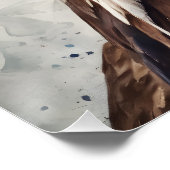 American Eagle no 8 Glanzend Poster (Hoek)