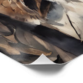 American Eagle no 9 Glanzend Poster (Hoek)