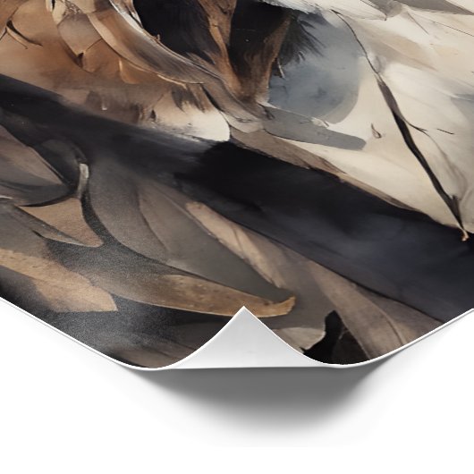 American Eagle no 9 Glanzend Poster (Hoek)