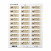 American Eagle Patriot-label Etiket (Full Sheet)