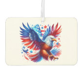 American Eagle Patriotic Design rood wit blauw Luchtverfrisser (Achterkant)
