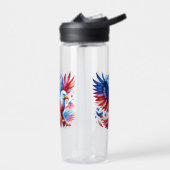 American Eagle Patriotic Design rood wit blauw Waterfles (Links)