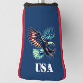 American Eagle Patriotic USA Golfheadcover (Draai 90)