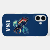 American Eagle Patriottische Vlag iPhone / iPad ho Case-Mate iPhone Case (Achterkant (horizontaal))