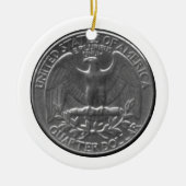 American Eagle Quarter Keramisch Ornament (Voorkant)