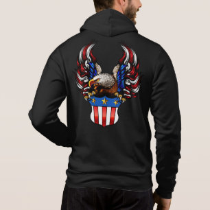 American Eagle, Red White en Blue, Patriot, Hoodie
