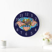 American Eagle Round Clock Grote Klok (Huis)