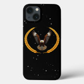 American Eagle Soaring | patriottische krans Case-Mate iPhone Case (Achterkant)