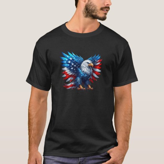 American Eagle Stijgend T-shirt (Voorkant)