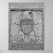 American Eagle Stone Poster (Voorkant)