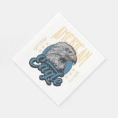 American Eagle Superior Kwaliteit  Patriottisch Servet (Hoek)