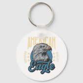 American Eagle Superior Kwaliteit  Patriottisch Sleutelhanger (Voorkant)