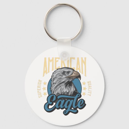American Eagle Superior Kwaliteit  Patriottisch Sleutelhanger (Voorkant)