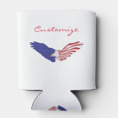 American Eagle Thunder_Cove Patriotic op 4 juli Blikjeskoeler (Achterkant)