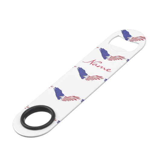 American Eagle Thunder_Cove Patriotic op 4 juli Speed Flessenopener (Voorkant Gekanteld)