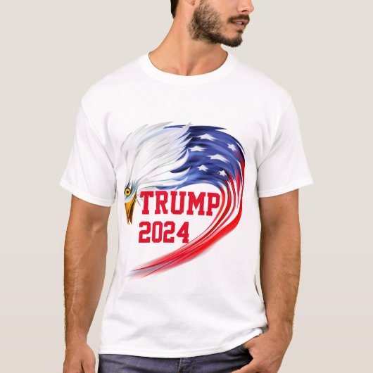 American Eagle Trump 2024 T-shirt (Voorkant)