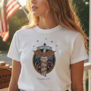 American Eagle USA 250 Art Nouveau motief ID1304 T-shirt