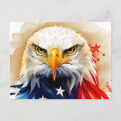 American Eagle, USA, briefkaart voor postkruising (Voorkant)