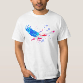 *~* American Eagle USA Flag Red Blue T-shirt
