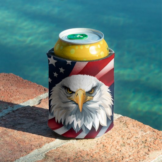 American Eagle, USA, op 4 juli, Blikjeskoeler (Insitu Zwembad)