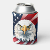 American Eagle, USA, op 4 juli, Blikjeskoeler (Blikje Achterkant)