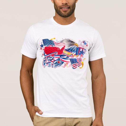 AMERICAN EAGLE USA T-SHIRT (Voorkant)
