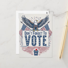 American Eagle Vote Reminder Briefkaart