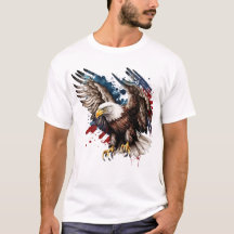American Eagle Water Kleur Ontwerp