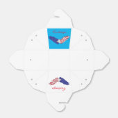 American Eagles Thunder_Cove Patriotic op 4 juli Bedankdoosjes (Uitgevouwen)