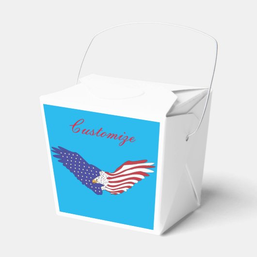American Eagles Thunder_Cove Patriotic op 4 juli Bedankdoosjes (Voorkant Zijde)