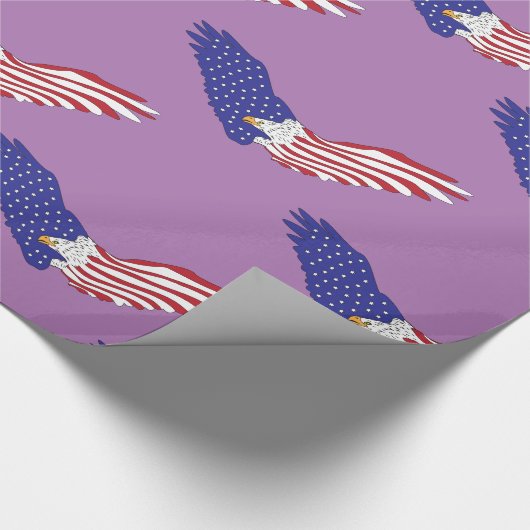 American Eagles Thunder_Cove Patriotic op 4 juli Cadeaupapier (Hoek)