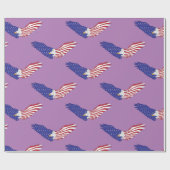 American Eagles Thunder_Cove Patriotic op 4 juli Cadeaupapier (Vlak)