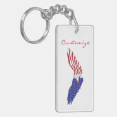 American Eagles Thunder_Cove Patriotic op 4 juli Sleutelhanger (Voorkant Links)