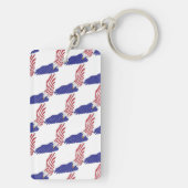 American Eagles Thunder_Cove Patriotic op 4 juli Sleutelhanger (achterkant)