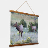 American Elk | Colorado Hangend Wandkleed (Gebogen)