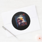 AMERICAN ELLE DAG RONDE STICKER (Envelop)