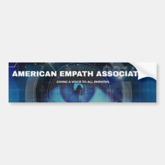 American Empath Association — haal het bericht eru Bumpersticker