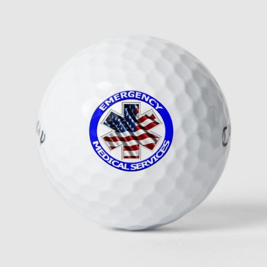 American EMS Callaway Warbird Golfballen (Voorkant)