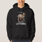 American English Coonhound Dog ik hoor dat je geen Hoodie (Voorkant)