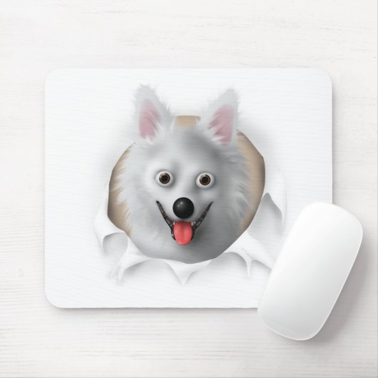 American Eskimo Busting Out Muismat (Met muis)