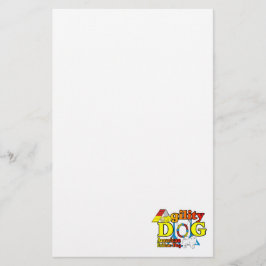 American Eskimo Dog Agility Briefpapier