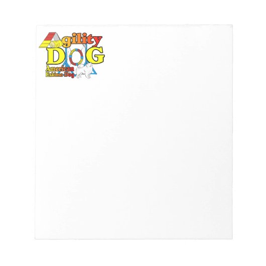 American Eskimo Dog Agility Notitieblok (Voorkant)